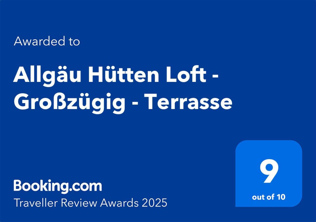 Allgaeu Huetten Loft - Grosszuegig - Terrasse Buchenberg  Exterior foto